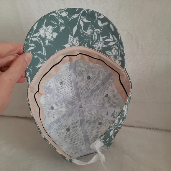 Revolve Rag & Bone Addison Leaf Green floral ripstop baseball hat